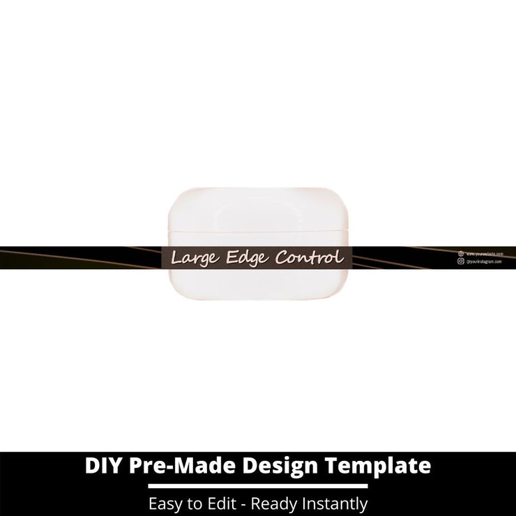 Large Edge Control Side Label Template 18