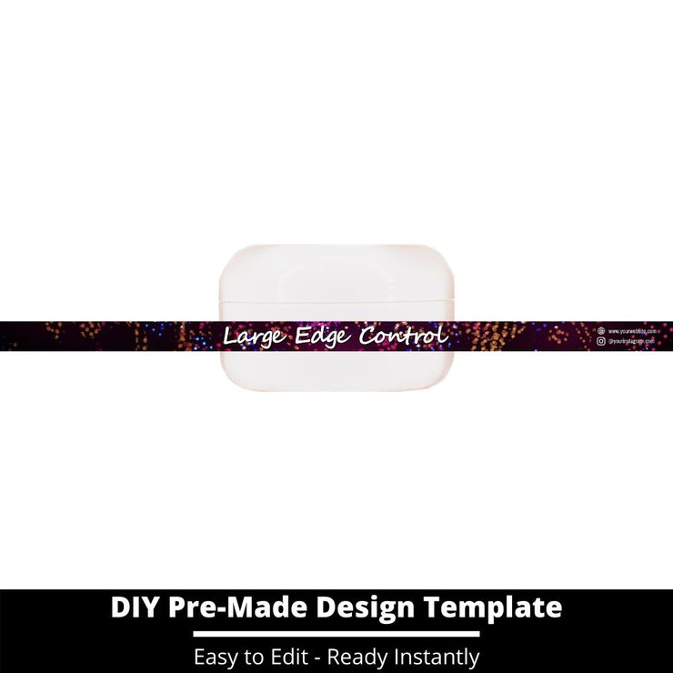 Large Edge Control Side Label Template 20