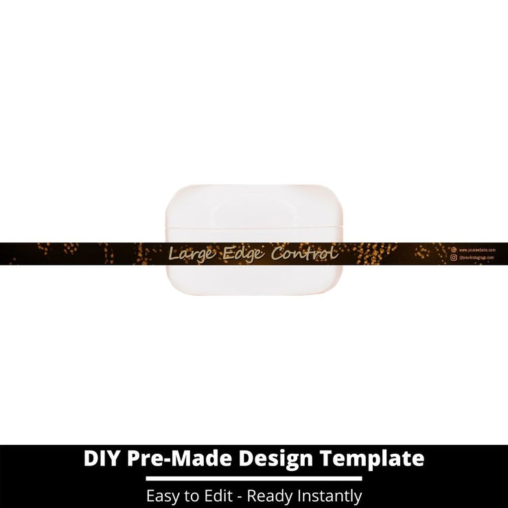 Large Edge Control Side Label Template 23