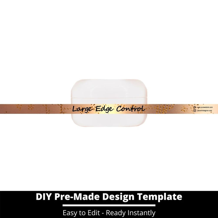Large Edge Control Side Label Template 24