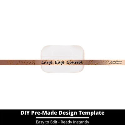 Large Edge Control Side Label Template 25