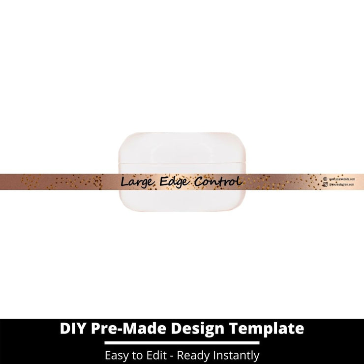 Large Edge Control Side Label Template 25