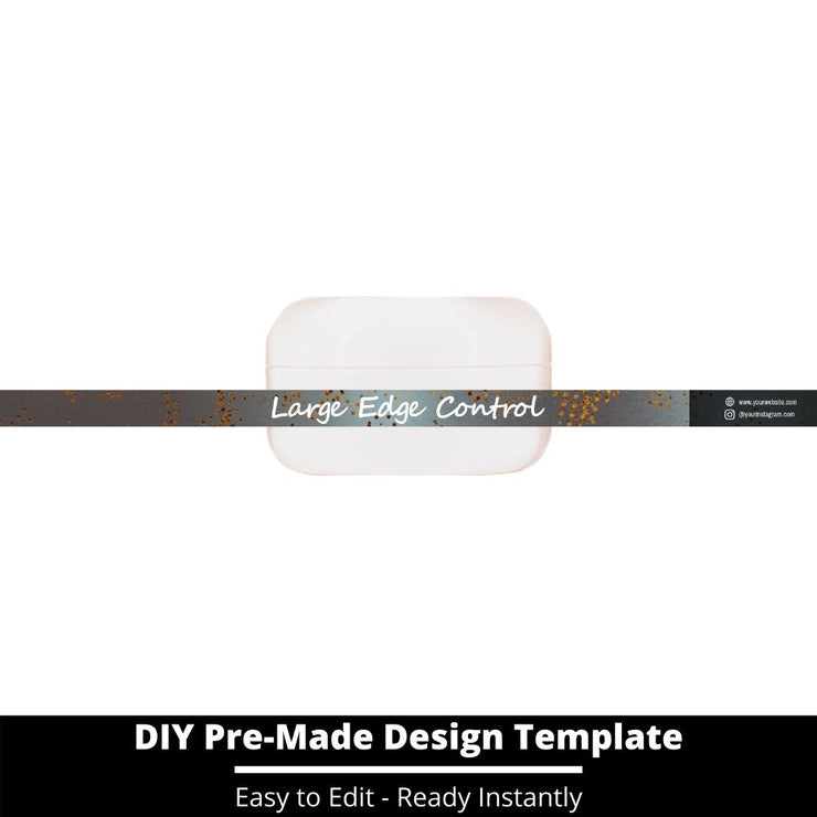 Large Edge Control Side Label Template 26