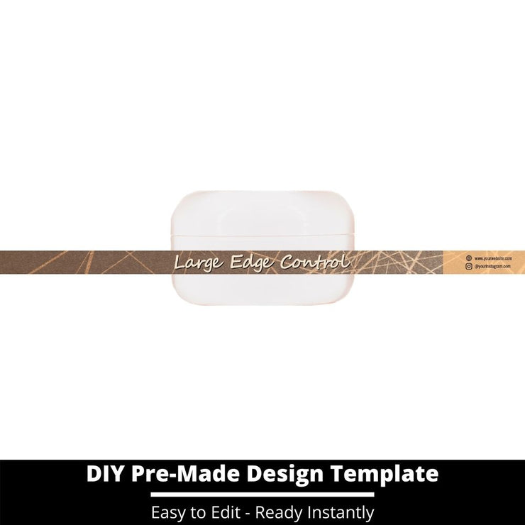Large Edge Control Side Label Template 28
