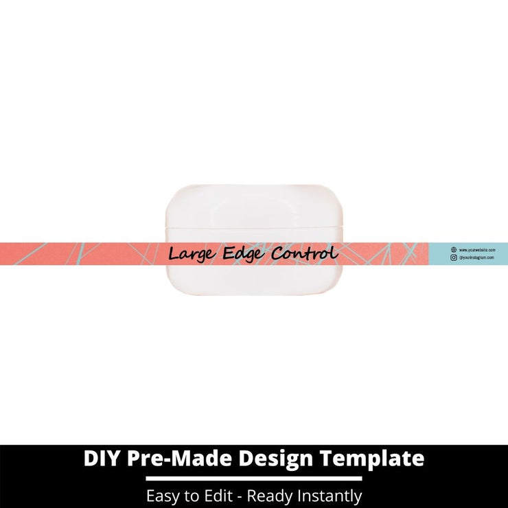 Large Edge Control Side Label Template 29
