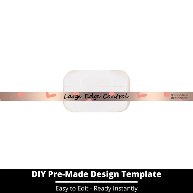 Large Edge Control Side Label Template 30