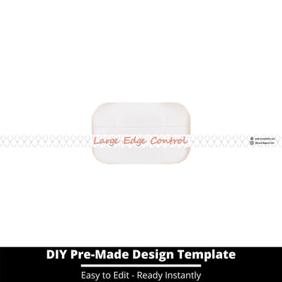 Large Edge Control Side Label Template 31