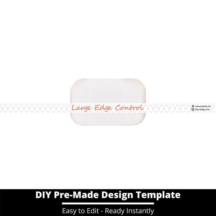 Large Edge Control Side Label Template 31