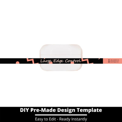 Large Edge Control Side Label Template 32