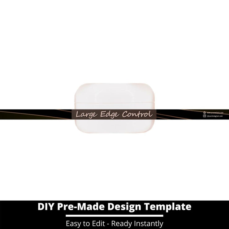 Large Edge Control Side Label Template 33