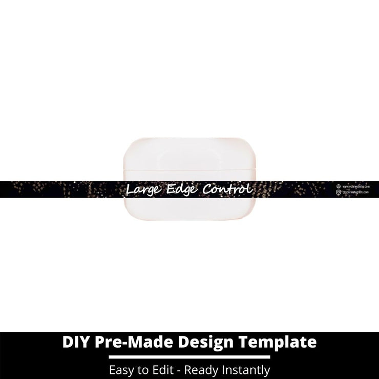 Large Edge Control Side Label Template 34