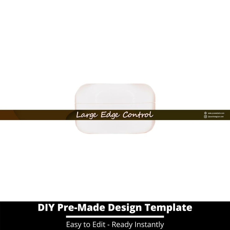 Large Edge Control Side Label Template 37