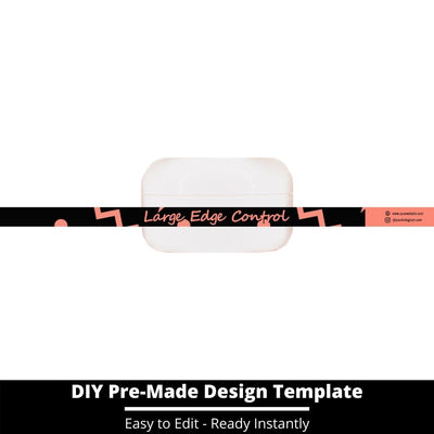 Large Edge Control Side Label Template 39