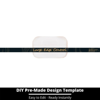 Large Edge Control Side Label Template 41