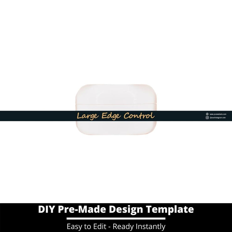 Large Edge Control Side Label Template 42