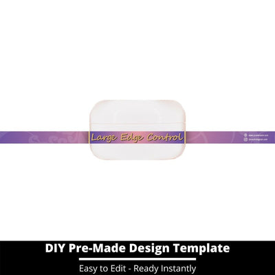 Large Edge Control Side Label Template 44