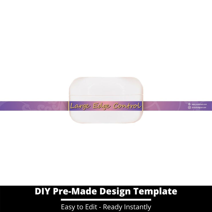 Large Edge Control Side Label Template 44