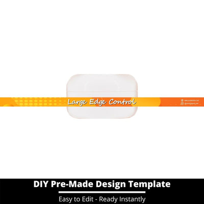 Large Edge Control Side Label Template 45