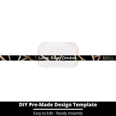 Large Edge Control Side Label Template 49