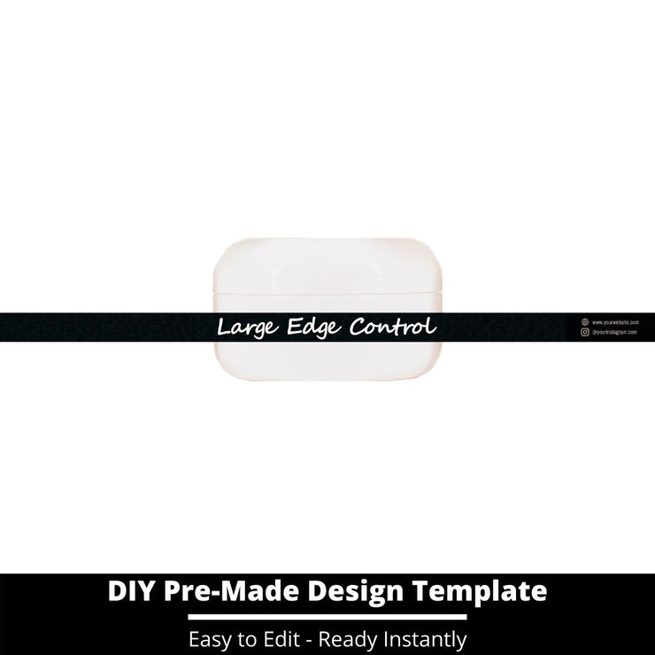 Large Edge Control Side Label Template 50