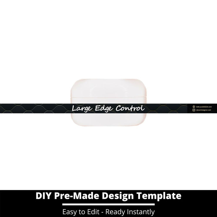 Large Edge Control Side Label Template 51