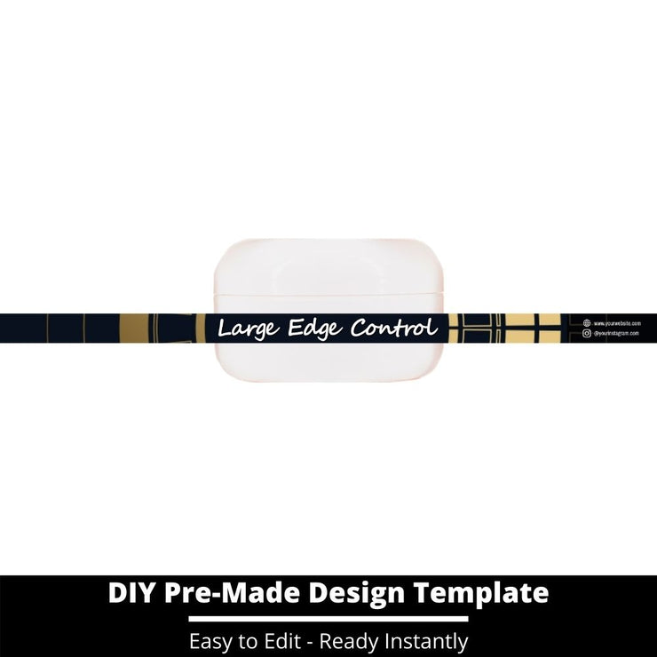 Large Edge Control Side Label Template 52