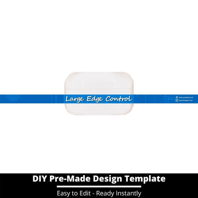 Large Edge Control Side Label Template 53