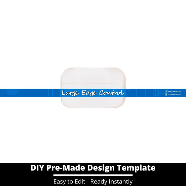 Large Edge Control Side Label Template 53