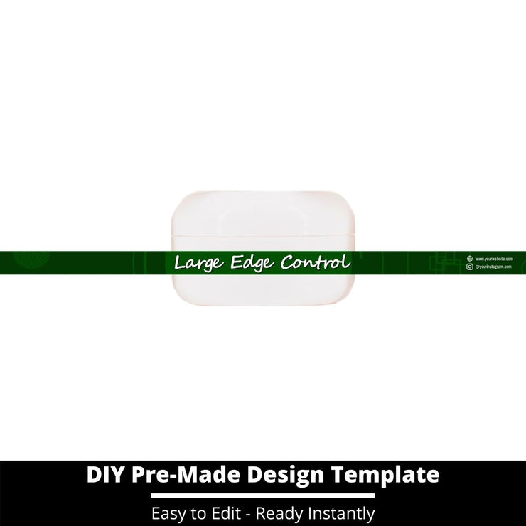 Large Edge Control Side Label Template 54