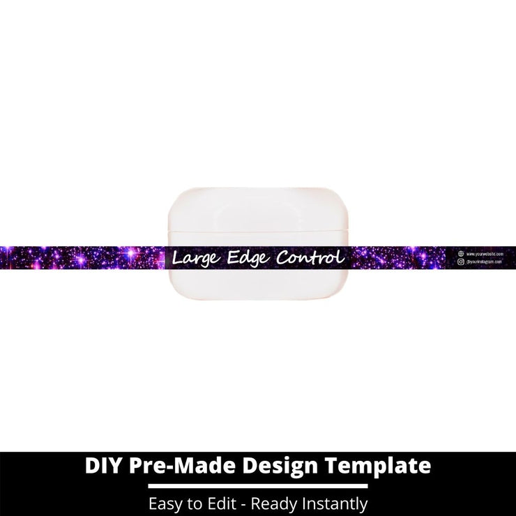 Large Edge Control Side Label Template 56