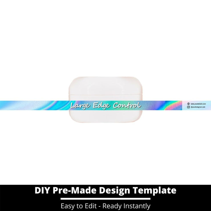 Large Edge Control Side Label Template 57