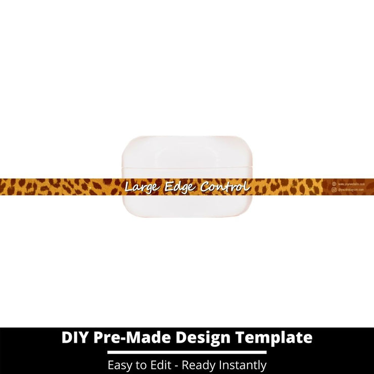 Large Edge Control Side Label Template 58