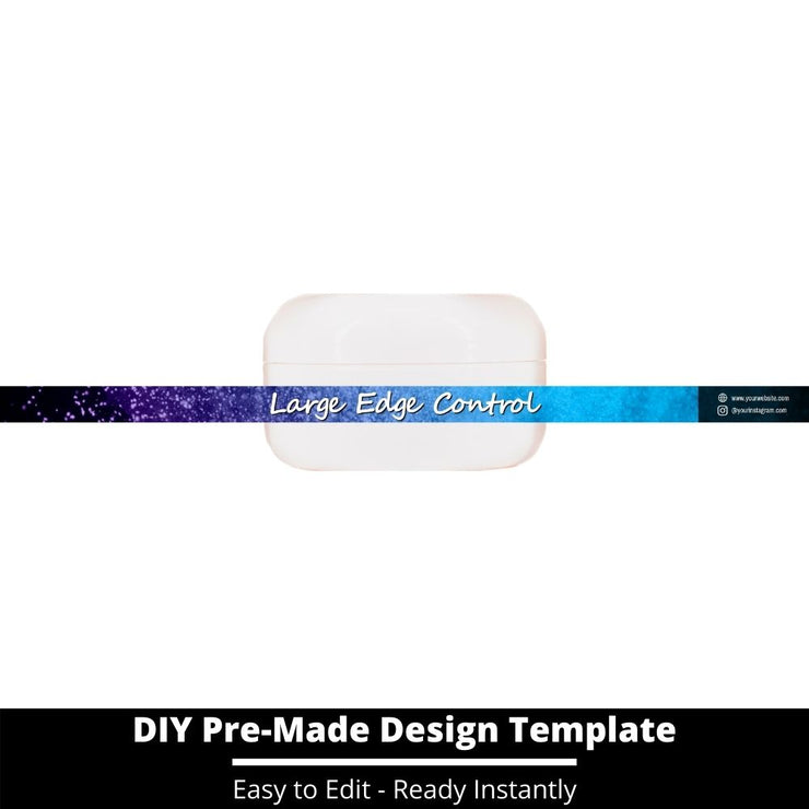 Large Edge Control Side Label Template 60