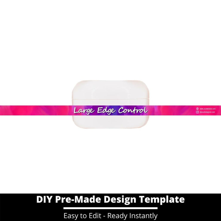 Large Edge Control Side Label Template 61