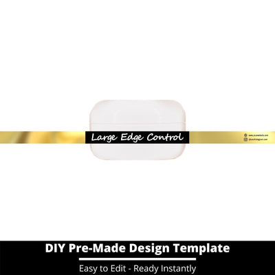 Large Edge Control Side Label Template 62