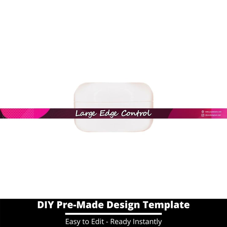 Large Edge Control Side Label Template 65