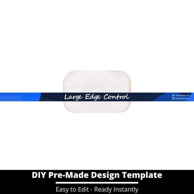 Large Edge Control Side Label Template 66