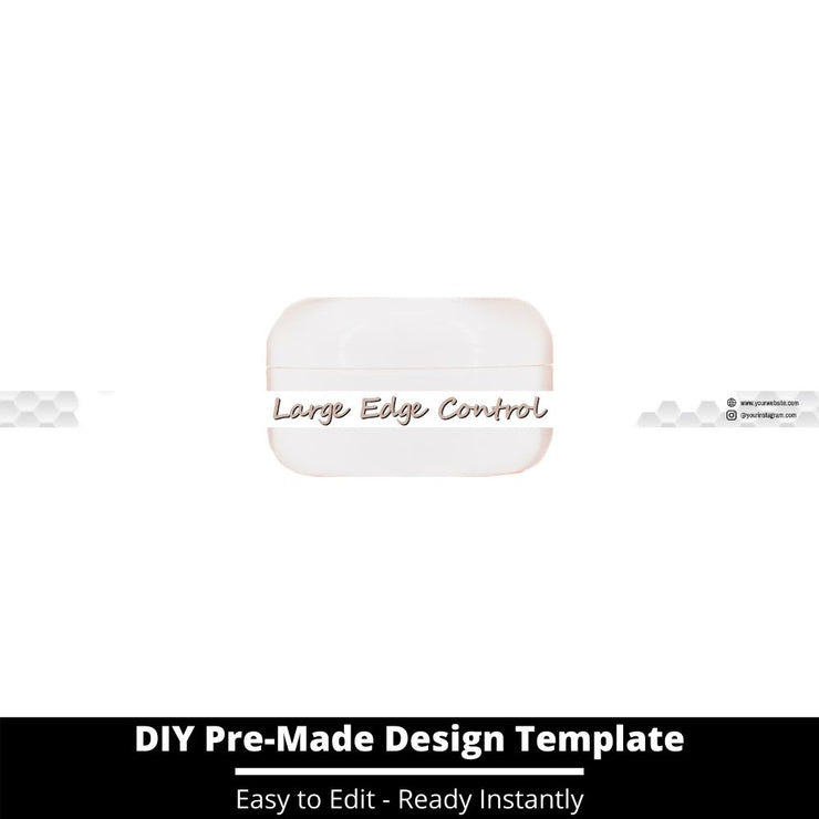 Large Edge Control Side Label Template 70
