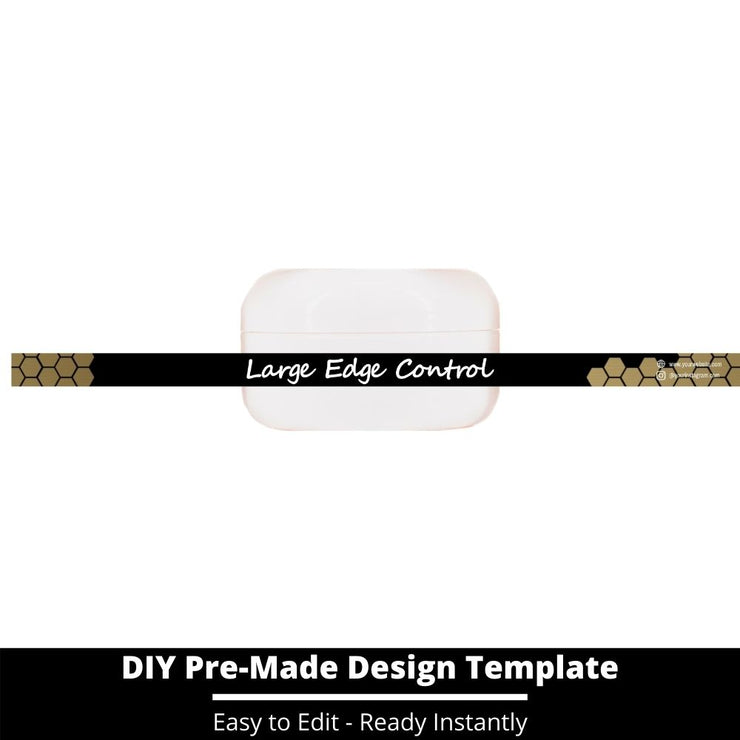 Large Edge Control Side Label Template 71