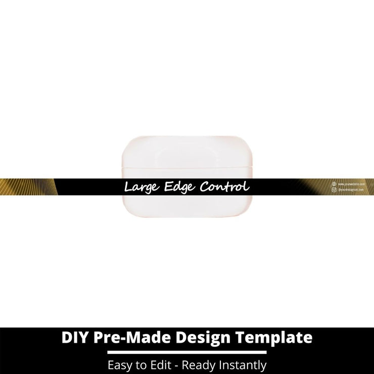 Large Edge Control Side Label Template 72