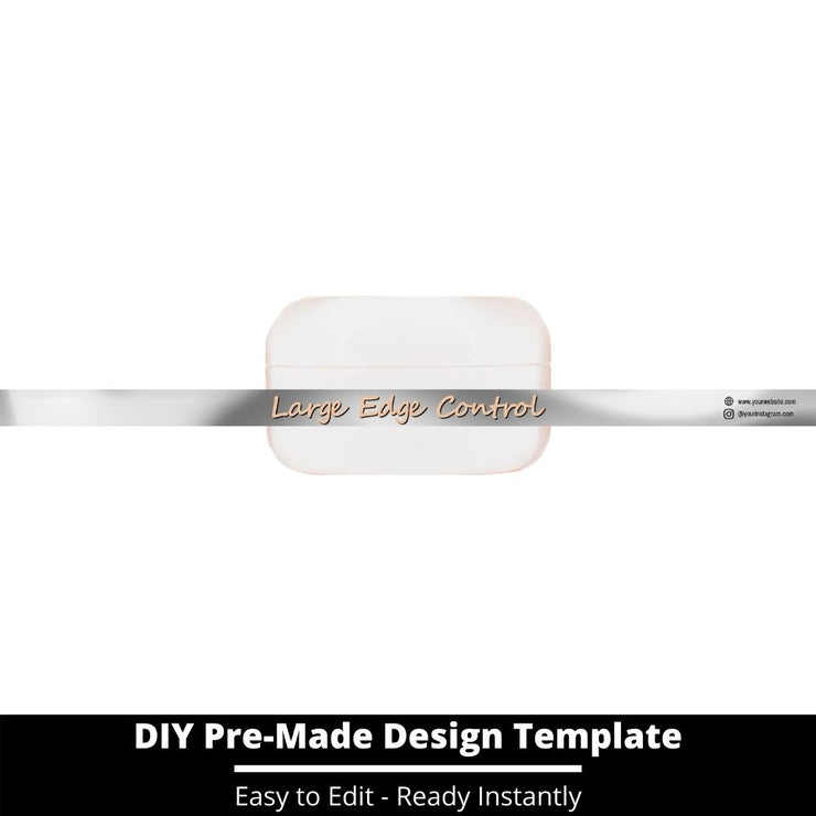 Large Edge Control Side Label Template 73