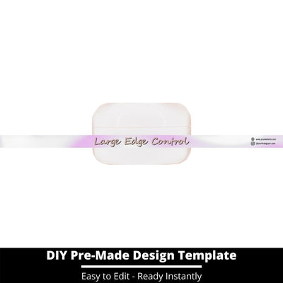 Large Edge Control Side Label Template 74