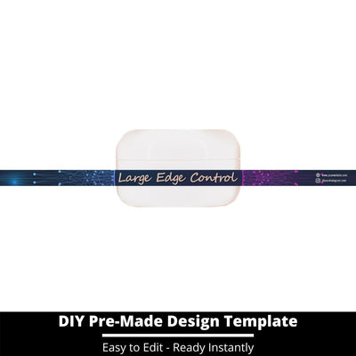 Large Edge Control Side Label Template 75