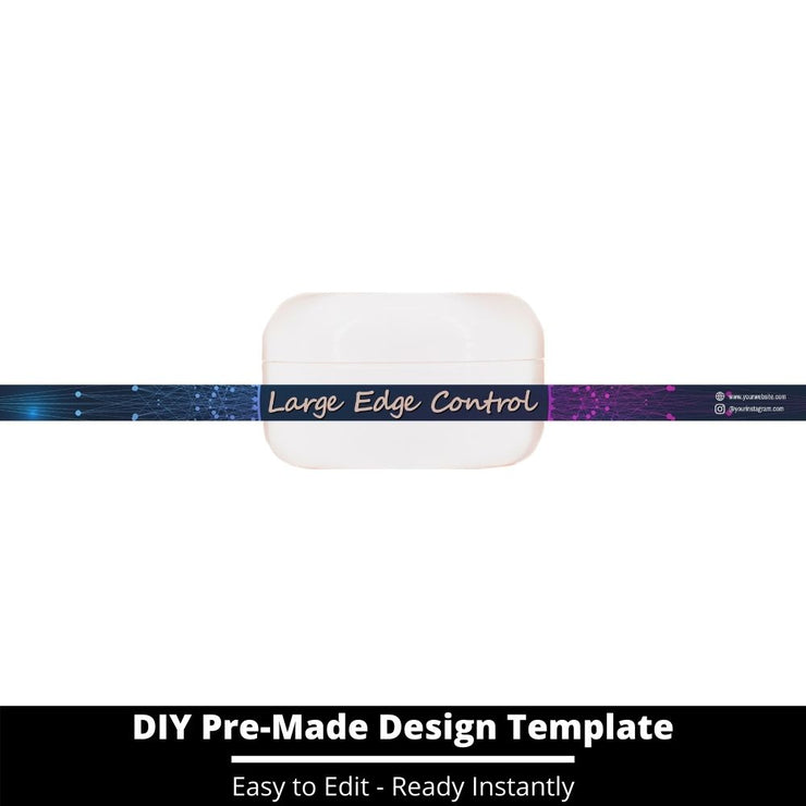 Large Edge Control Side Label Template 75