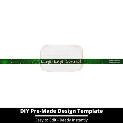 Large Edge Control Side Label Template 77