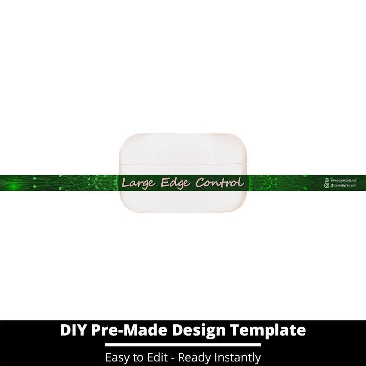 Large Edge Control Side Label Template 77