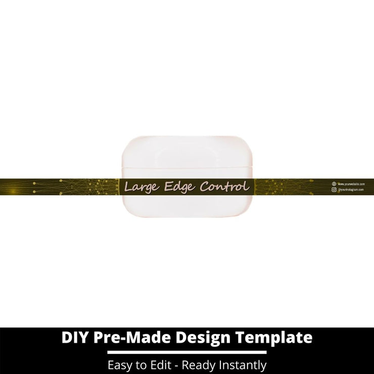 Large Edge Control Side Label Template 78