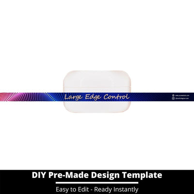 Large Edge Control Side Label Template 79
