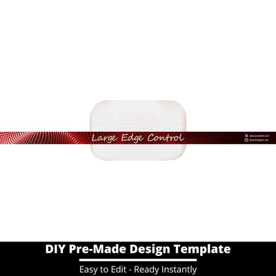 Large Edge Control Side Label Template 80
