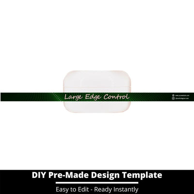 Large Edge Control Side Label Template 81